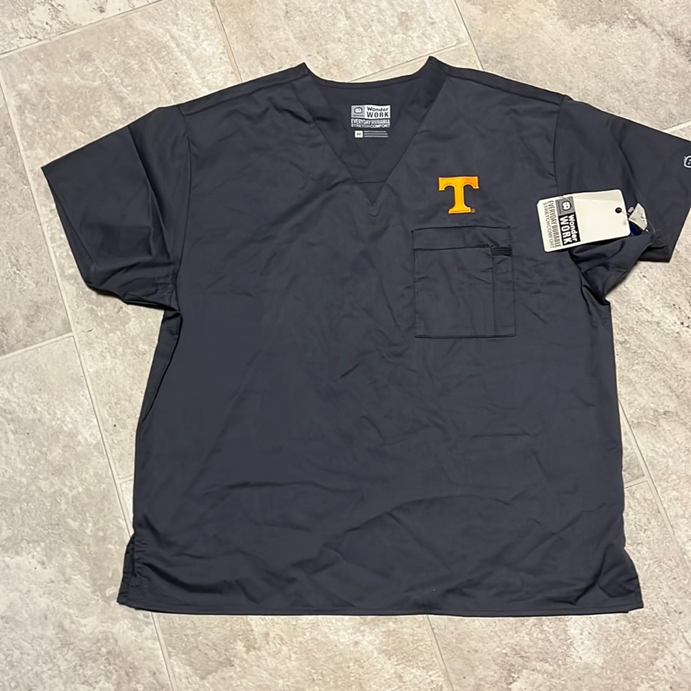Dark Grey Tennessee scrub shirt size Med
